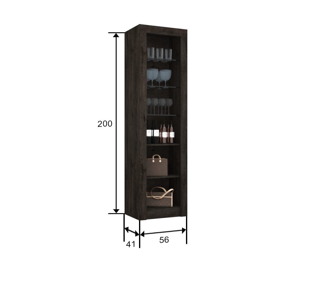 FÁRAÓ "F8" VITRINES ÁLLÓSZEKRÉNY FÁRAÓ "F8" VITRINES ÁLLÓSZEKRÉNY